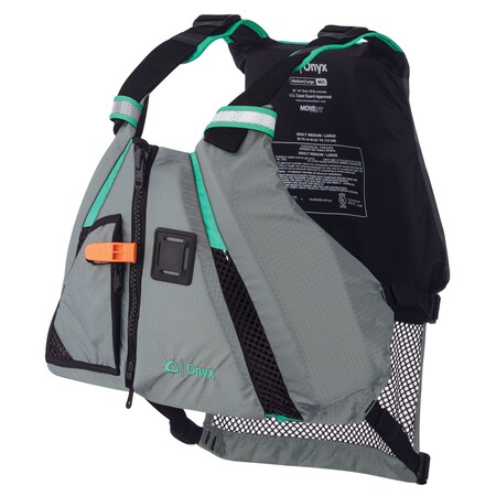 Onyx Onyx 122200-505-060-15 MoveVent Dynamic Vest- Aqua, XL / 2XL 122200-505-060-15